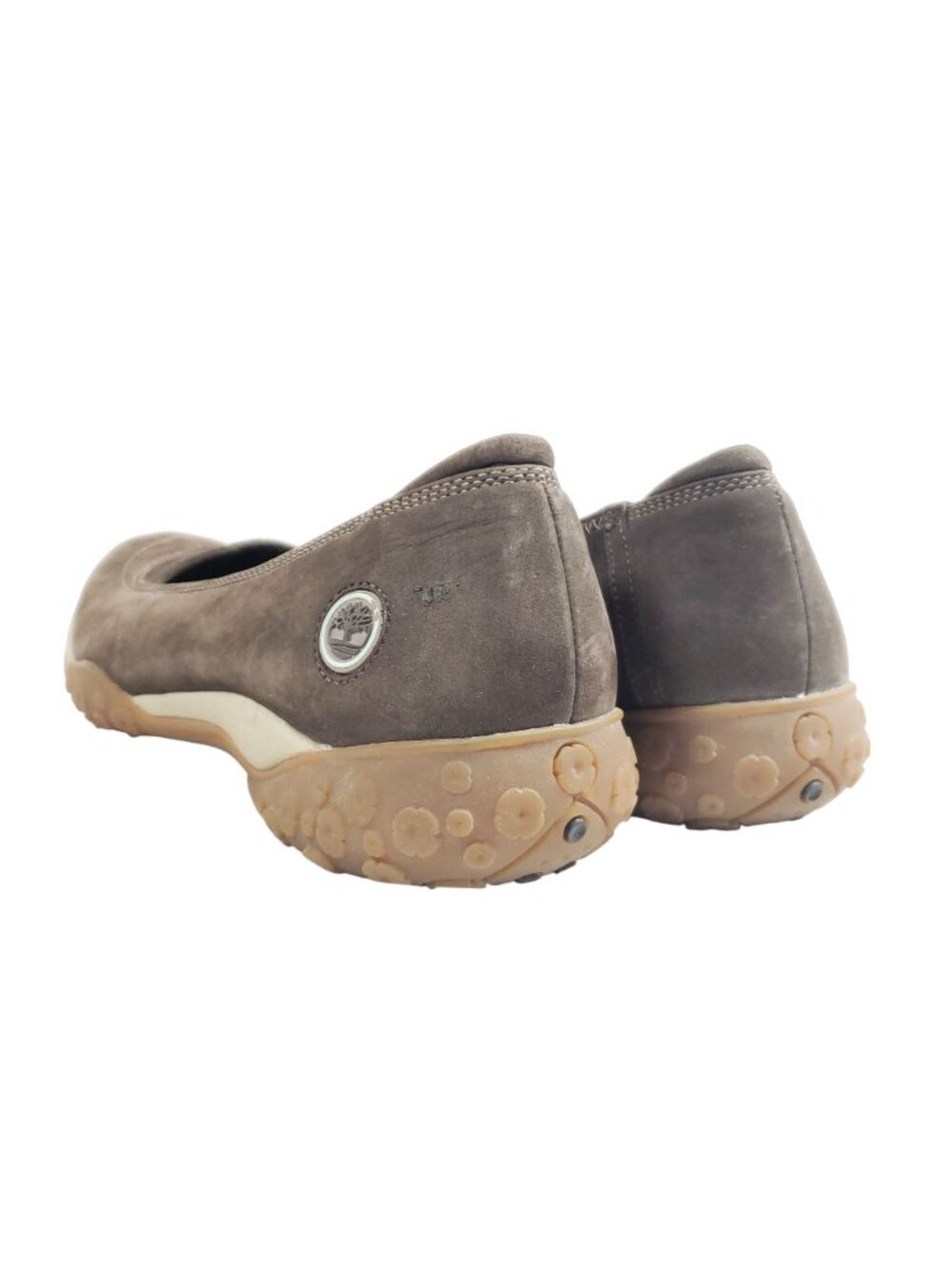 Timberland Womens Size 9.5 Slip-On Brown Leather Shoes - Picture 5 of 9